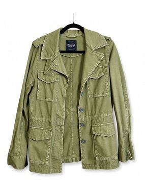 Madewell Outbound Utility Jacket Olive Army Green Military Field Jacket